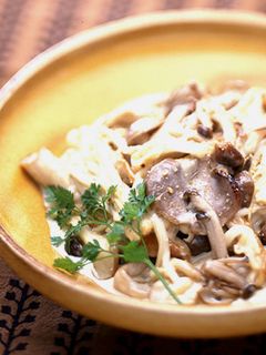 3種きのこのごまクリーム煮-レシピのメイン写真