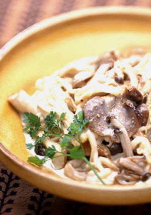 3種きのこのごまクリーム煮-レシピのメイン写真