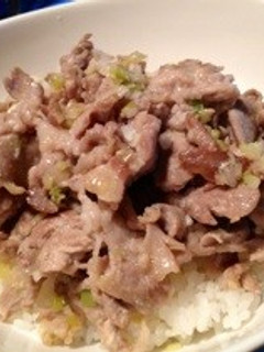 塩だれ豚丼-レシピのメイン写真