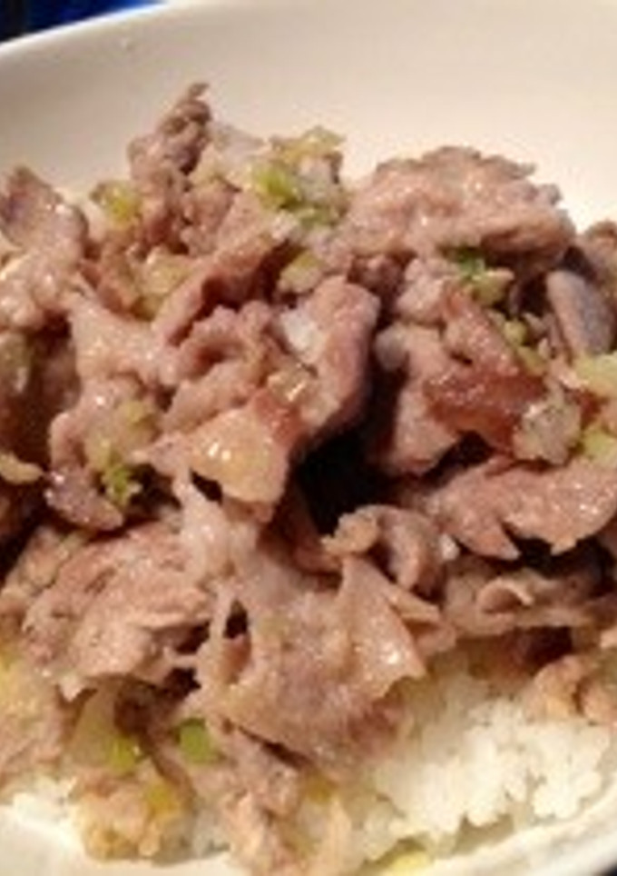 塩だれ豚丼-レシピのメイン写真
