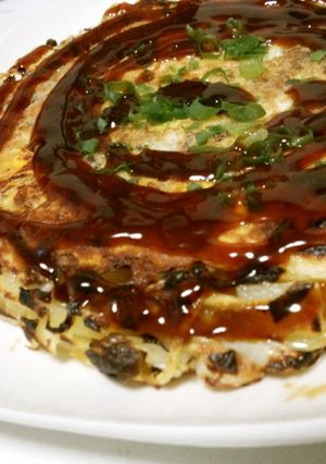 もちカリお好み焼き♪-レシピのメイン写真