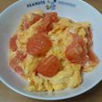 ♪簡単♪チーズ入りトマトと卵の炒めもの♪