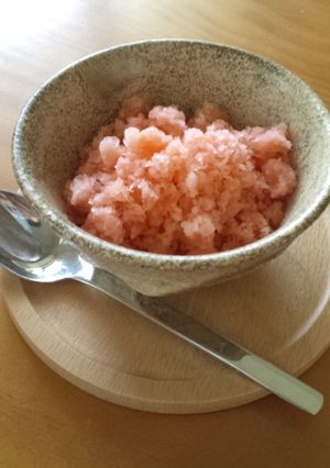 スイカのソルベ♪（ヨーグルトと蜂蜜風味）-レシピのメイン写真