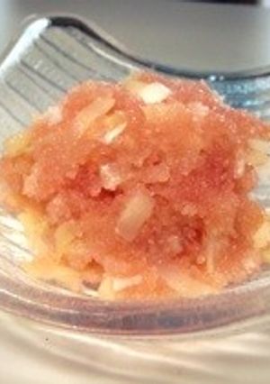 ご飯やおつまみに☆たらことくらげの和え物-レシピのメイン写真