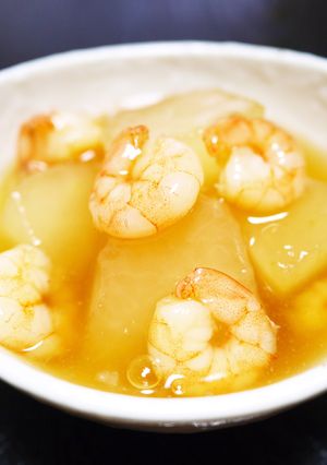 夏に食べたい！冬瓜の海老あんかけ-レシピのメイン写真