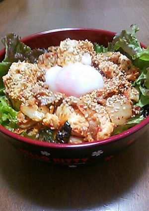 簡単!絶品!こくうま豚キムチ丼-レシピのメイン写真