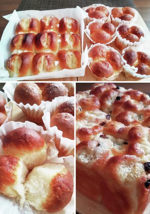 切り込みバタートップちぎりパン＊パン屋さん風にも-レシピのメイン写真