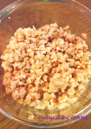 子どもも大好き♡鶏そぼろ-レシピのメイン写真