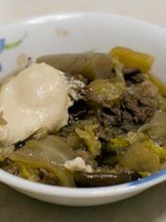 牛肉と白菜の煮物(肉じゃが風味)-レシピのメイン写真