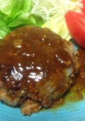 ハンバーグソース〜定番調味料で!-レシピのメイン写真