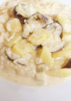 なすとじゃがいものチーズリゾット-レシピのメイン写真