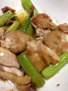 鶏肉とアスパラのバター炒め♡-レシピのメイン写真