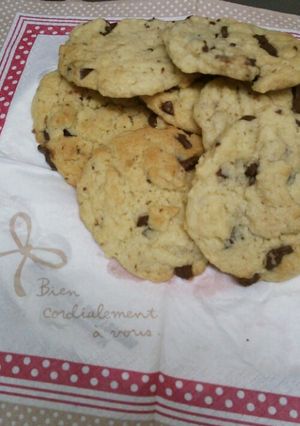 オリーブオイル使用チョコチャンククッキー-レシピのメイン写真