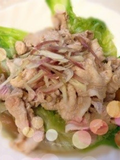 さっぱり☆冷しゃぶ生姜風味-レシピのメイン写真