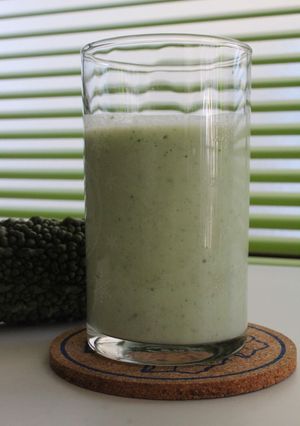 麦ご飯・甘酒まくわ瓜ゴーヤ梨ジュース-レシピのメイン写真