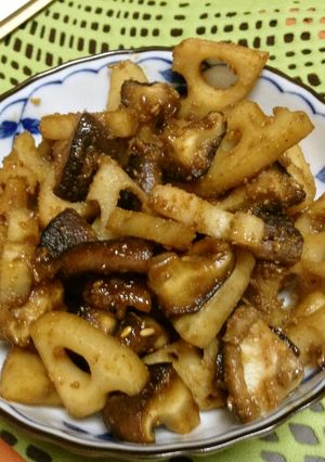 レンコンと椎茸のきんぴら-レシピのメイン写真