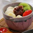 粉寒天で簡単♪ 白玉あんみつ