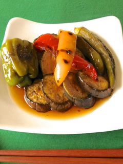 茄子・ズッキーニ・夏野菜の焼き浸し-レシピのメイン写真