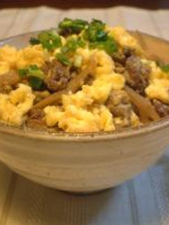 牛卵丼-レシピのメイン写真