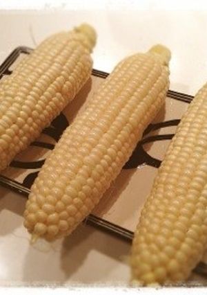 甘〜いコーンは皮ごとレンジで材料いらず♡-レシピのメイン写真