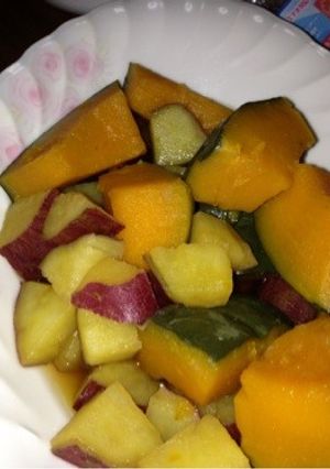 かぼちゃとさつまいも煮-レシピのメイン写真