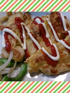チキンナゲットみたいな♪チキンピカタ-レシピのメイン写真