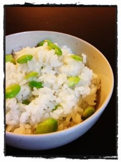 鞘ごとが旨いだだちゃ豆(枝豆)の炊込ご飯-レシピのメイン写真