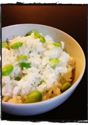 鞘ごとが旨いだだちゃ豆(枝豆)の炊込ご飯-レシピのメイン写真