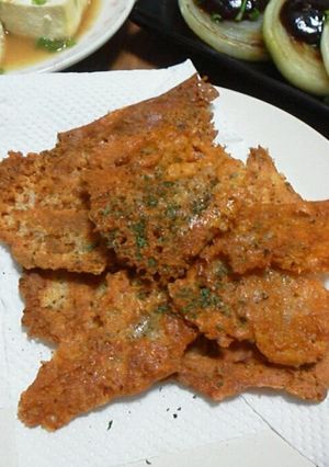 パリパリおつまみチーズせんべい-レシピのメイン写真