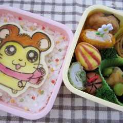 ライスぺーパーでお絵かきキャラ弁-レシピのメイン写真