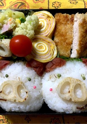 12/27ﾖｯﾁｬﾝ☆豚カツ弁当-レシピのメイン写真