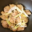鶏肉と長ネギの照り焼き