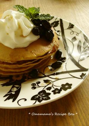 ほうじ茶パンケーキ-レシピのメイン写真