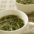 白だしで、香味野菜の冷たいとろみスープ