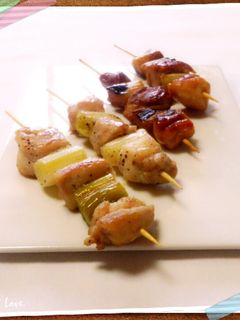 お家で☆甘辛ダレ&塩ダレ焼き鳥-レシピのメイン写真