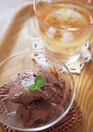 ☆卵乳なし☆まったり♪豆腐チョコアイス♪-レシピのメイン写真