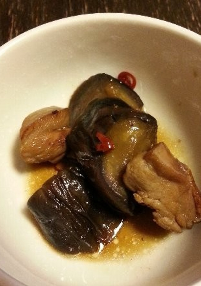 ナスと鶏肉の中華風煮物-レシピのメイン写真