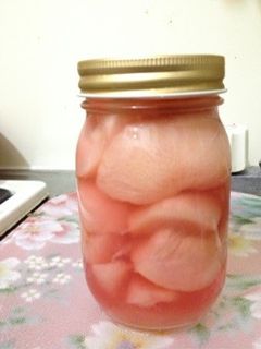 レンジで簡単桃のコンポート-レシピのメイン写真