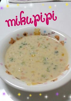 【離乳食】鮭のクラムチャウダー-レシピのメイン写真