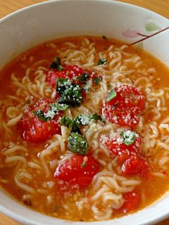 ミニトマトラーメン-レシピのメイン写真