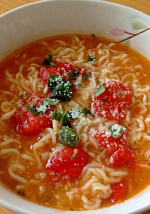 ミニトマトラーメン-レシピのメイン写真
