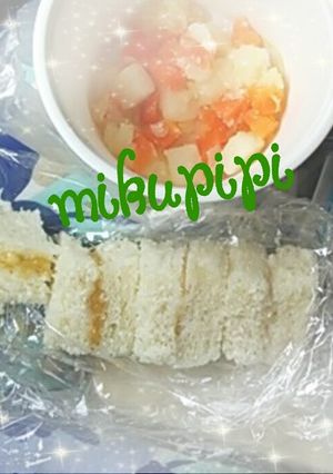 【離乳食】2種類のサンドイッチ-レシピのメイン写真
