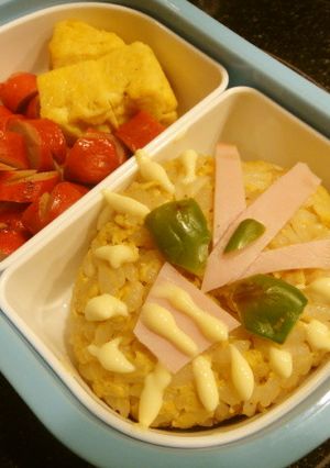 キャラ弁☆簡単！仮面ライダービースト♪-レシピのメイン写真