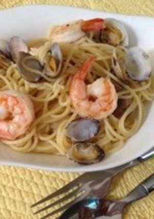 ＊魚介のペペロンチーノ＊-レシピのメイン写真