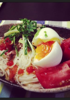 素麺に飽きが来たら！アレンジ素麺！-レシピのメイン写真