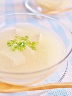 大根おろしと崩し豆腐の和風冷製スープ-レシピのメイン写真