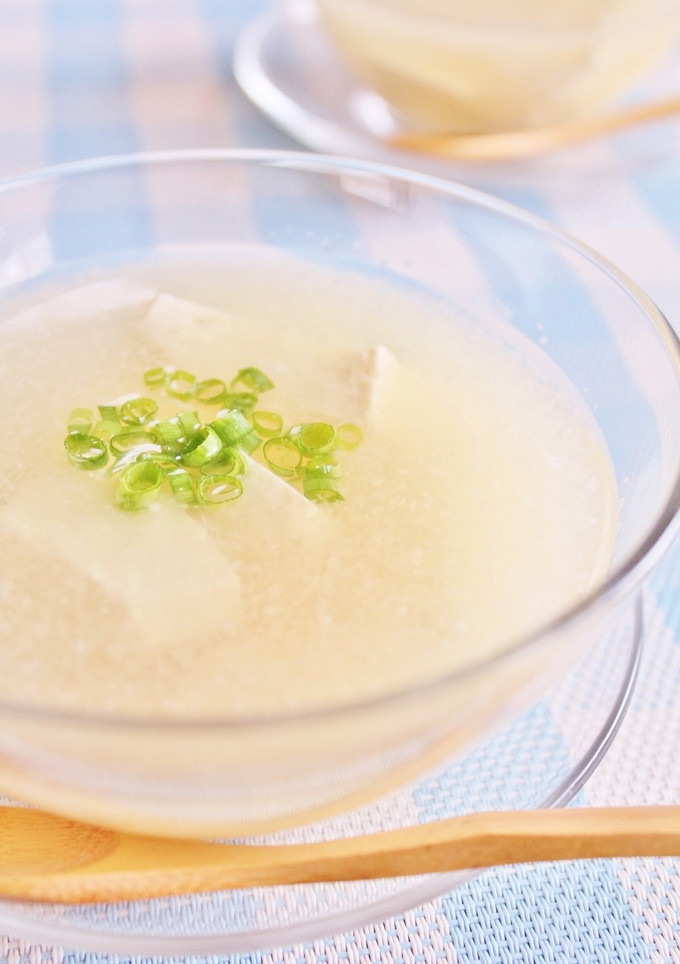大根おろしと崩し豆腐の和風冷製スープ-レシピのメイン写真