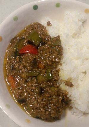 夏野菜のキーマーカレー-レシピのメイン写真