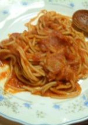 スパゲッティートマトソース-レシピのメイン写真