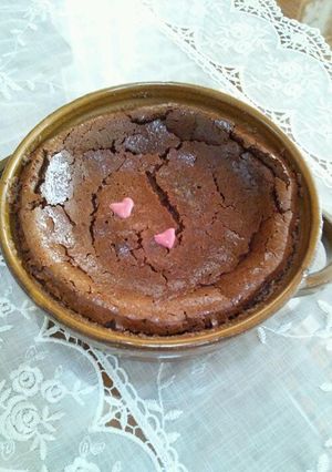 ミキサーで混ぜるだけ！チョコチーズケーキ-レシピのメイン写真